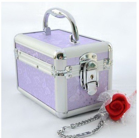 Butterfly Small Purple PVC Cosmetic Bags