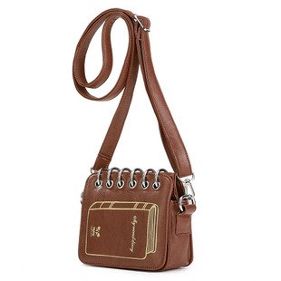 Women's PU Hoops Shoulder Bag Shopping Bags Messenger Bag