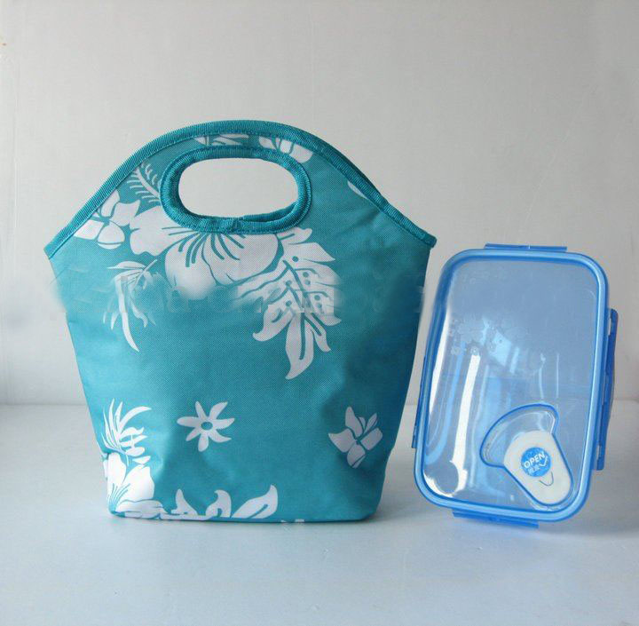Green Fabric Non-toxic Waterproof Picnic Cooler Bag