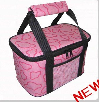 Green Fabric AZO Free Waterproof 300D Polyster Cooler Bags