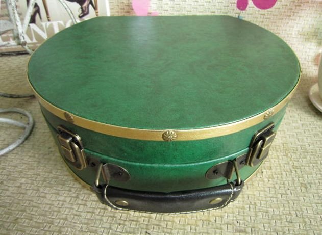 Lady Green Woodiness Retro Style Vintage Suitcases