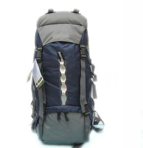 Gray Hiking Backpack Nylon Waterproof Travel Duffle