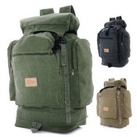 Multifunctional Computer Bag Travel Duffle Schoolbags Canvas Backpack for Men