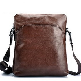 Men's Soft Briefcase Leather Black Bag