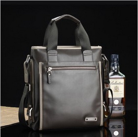 PU Leather Gray With Zipper Handbags