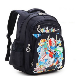 Blue Cute and Clear Children's Nylon Cartoon Shoulders Schoolbag