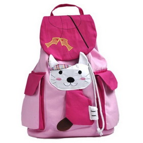 Korean Canvas Cute Cartoon Lovely Pink Backpacks School Bags
