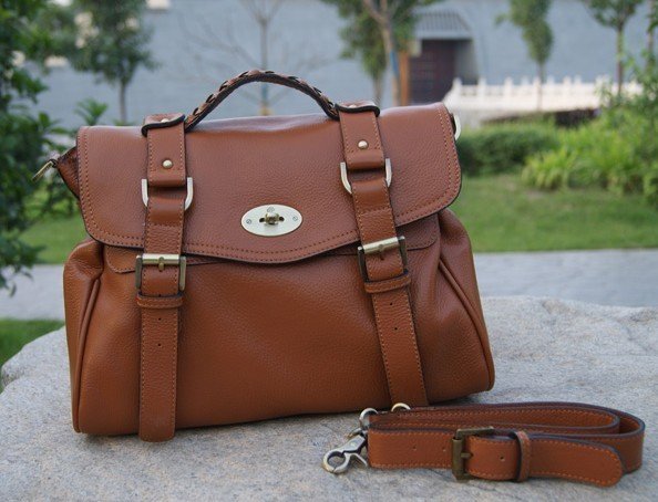 Autumn Fad Style Genuine Leather Handbag