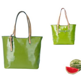 Ladies Zipper European Style PU Leather Handbag