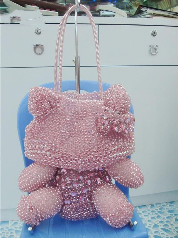 Lovely Pink Cartoon Designer Handbags Purses Shoulder Bags