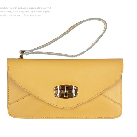 Women Leasure Retro Leather Envelope Bag Handbag Wristlets