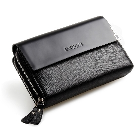 Man's Leather Business Hand Bag Clutches