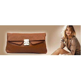 Lady's Leather Hand Bag One Shoulder Bag Clutches