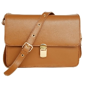 Women's Retro Leather Messenger Bag