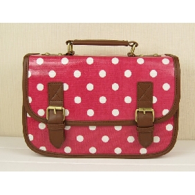 Female Small Bag Retro Briefcase Dot Messenger Bags  Female Small Bag Retro Briefcase Dot Messenger Bags