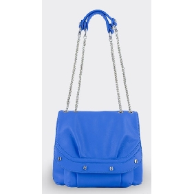 Women's Blue Spring Rivets One Shoulder Bag Messenger Bags