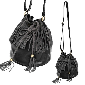 Women's Tassel Joker Bucket Messenger Bags