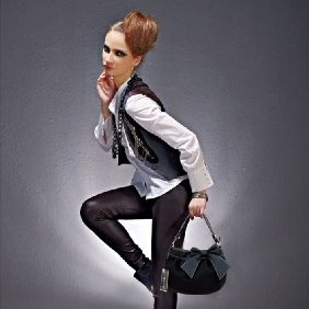 Black Butterfly Evening Bags Clutch Purse Shoulder Bag