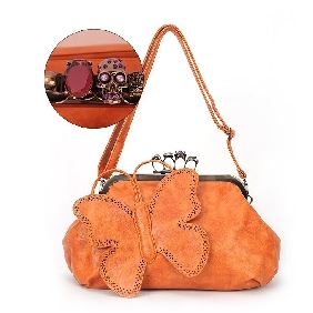 Women's Fashion PU Leather Dual-use Hobo Bag