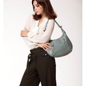 Fashion 100% Real Cowhide Leather Women's Bag