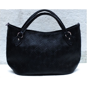 Black Zipper Real Leather Women Hobo Bags