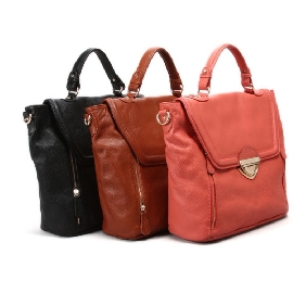 Fashion Lady's 100% Genuine Leather Messenger Bag