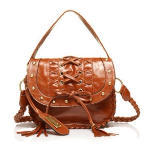 Leather Tassel European Style Retro College Satchels