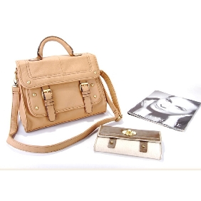 European Style Retro Satchels Cross-body Bag Rivet Shoulder Bag