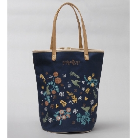 Women's Canvas Oxford Cloth Bag Round Bucket Tote Shoulder Bags