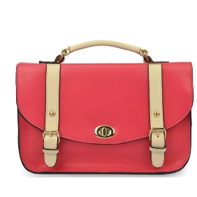 Red Genuine Leather Satchels / Handbags