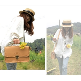 Women's PU Leather Restoring Ancient Handbags / Satchels