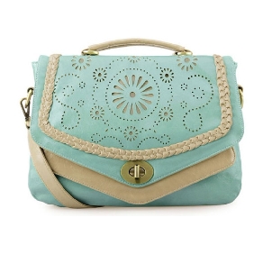 Bohemian Hollow Carved Leather Satchels