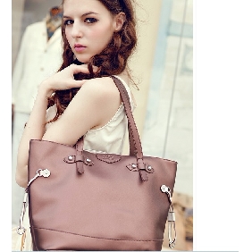 Women's New Spring Korean Fashion Pure Cow Leather / Genuine Leather Rivet Shoulder Bags