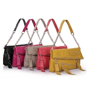 Lady's Shoulder Bag / Handbag with Rivet