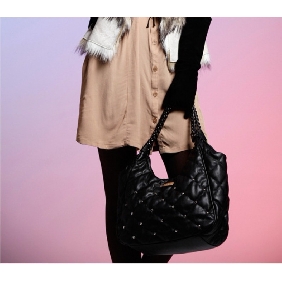 Chain Rivets Zipper Fashion Korean Shoulder Bag