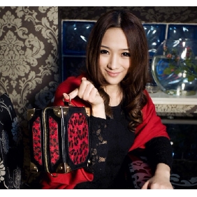 Ladies Water Proof Print Zipper Cosmetic Bags