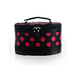 Women's Mirror Dot Nylon Three-piece Cosmetic Bag