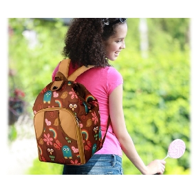 Fashionable Zipper Microfiber Mummy Backpacks