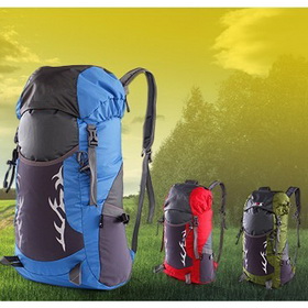 Red Backpack Mountaineering Outdoor Nylon Waterproof Travel Duffle