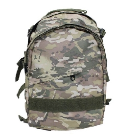 Multi Camo Nylon Army Military Camouflage Backpack