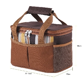 Polyester Endure Dirty Water-proof Multifunctional Zipper Cooler Bags