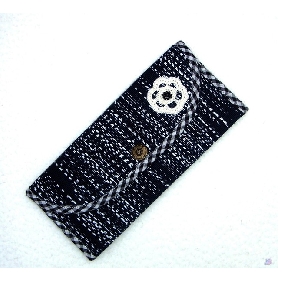 DIY Manual Cloth Art Meteor Shower Corduroy Purse Wallets