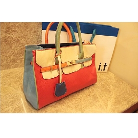 Girls Lady Colourful Fashion Briefcases Shoulder Bag