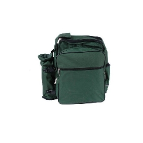 Green Fabric Family Outdoor Waterproof Picnic Bag for Four People