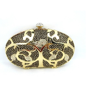 Ladies Luxury Diamond Delicate Party Dress Hand Bag Clutches
