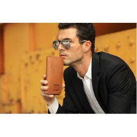 Men 's Korean Casual Genuine Leather Wallets