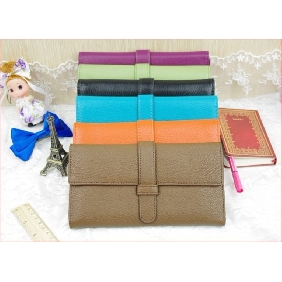 European Style Belt Decorated PU Leather Wallets