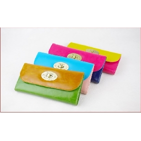 Women's PU Korean Retro Mixed Colors Wallets