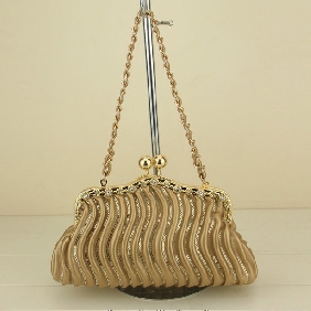 European Evening Bag Sequins Ladies Handbags Cute Daimond Fashionable Golden Clutches for Women