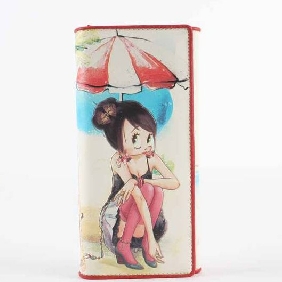 Cute Ladies Fashionable Cartoon Wallets for Women